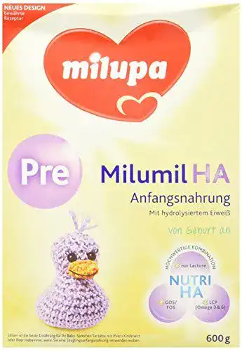 Pre-Nahrung Milupa milumil HA Pre, Anfangsnahrung, 600 g
