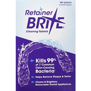 Prothesenreiniger Retainer Brite Reinigungstabletten, 96 Tabletten
