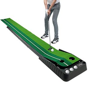 Putting-Matte Asgens Golf Putting Trainer (3 Bälle frei), zweifarbig