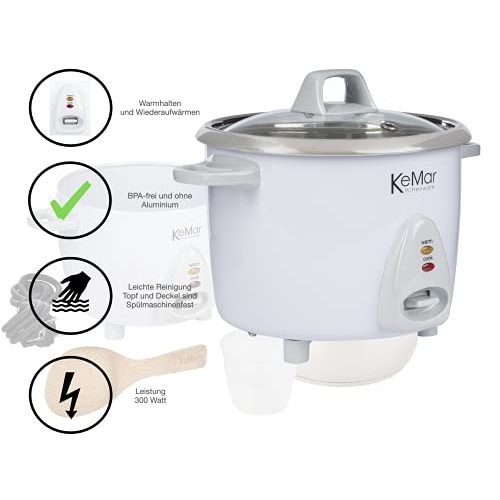 Reiskocher (klein) KeMar Kitchenware KRC-100 Reiskocher