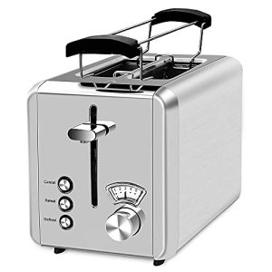 Retro-Toaster MIC Toaster Edelstahl 2 Scheiben Toaster