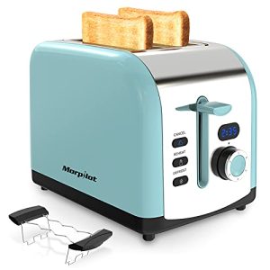 Retro-Toaster morpilot, Edelstahl Toaster mit Brötchenaufsatz