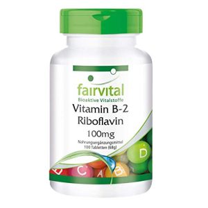 Riboflavin fairvital Vitamin B2 100mg, 100 Tabletten
