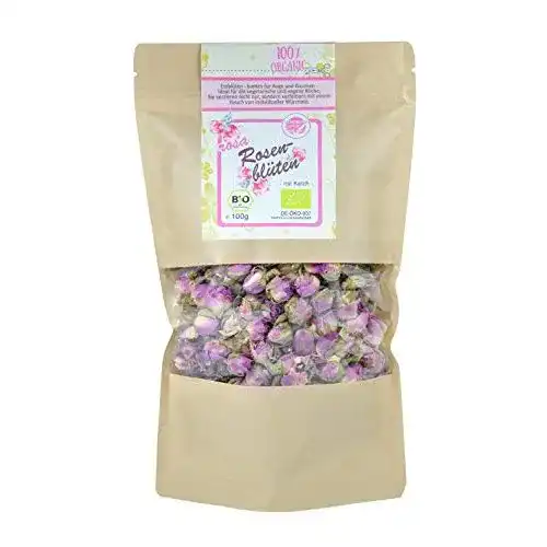 Rosenblütentee direct&friendly Bio Rosenblüten, getrocknet,100 g
