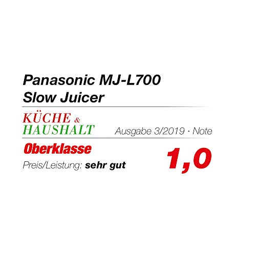 Saftpresse Panasonic Slow Juicer MJ-L700, 150 W, mattschwarz