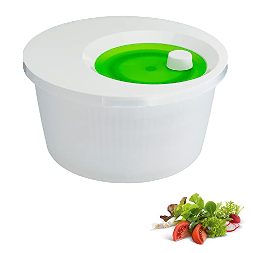 Salatschleuder Emsa, Kunststoff, Basic Grün, 4 L