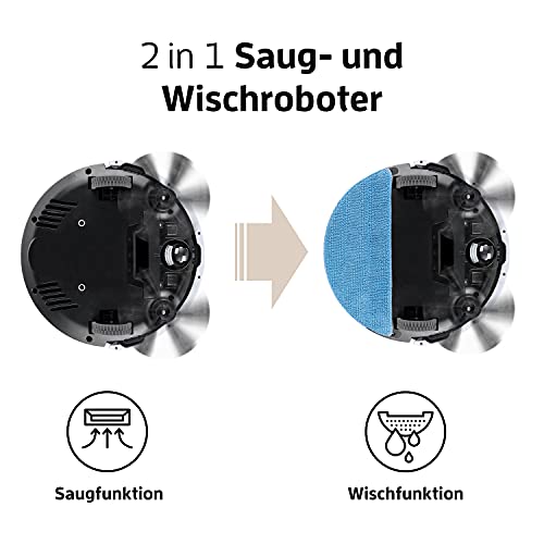 Saug-Wisch-Roboter ZACO V5sPro Saugroboter mit Wischfunktion