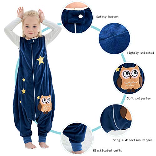Schlafsack mit Füßen MICHLEY Baby, Vierjahreszeiten, Blau
