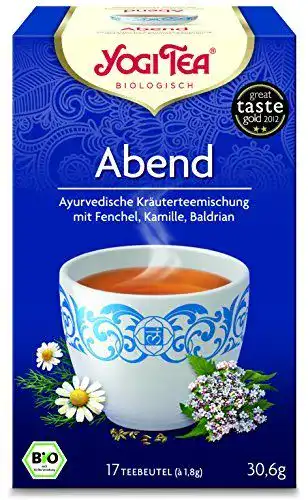 Schlaftee Yogi Tee YOGI TEA® 3x Abend-Tee Bio, 3x 17 Tee-Beutel