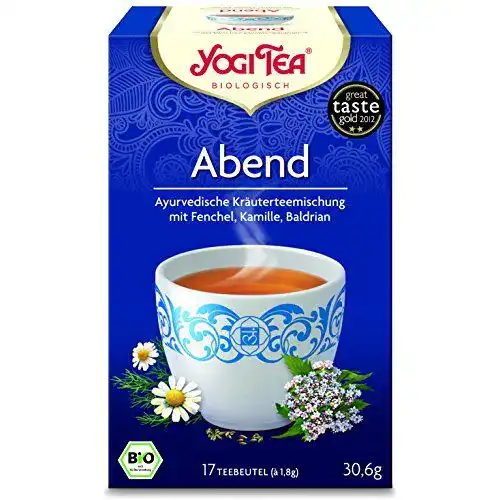 Schlaftee Yogi Tee YOGI TEA® 3x Abend-Tee Bio, 3x 17 Tee-Beutel