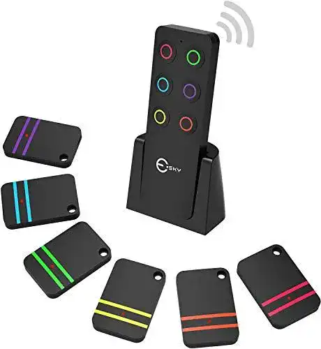 Schlüsselfinder Esky, Wireless Schlüssel Finder mit 6 Empfängern