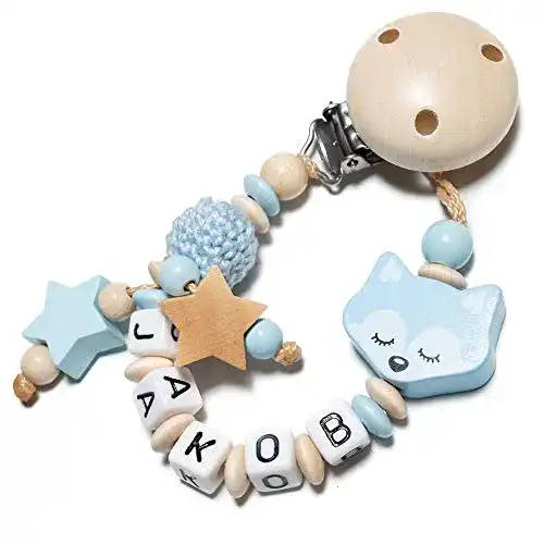 Schnullerkette AngelicArt Schnullerkette mit Namen