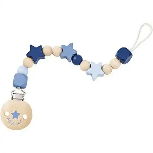 Schnullerkette Selecta 64014 Sternchenglück, bellybutton, 21 cm