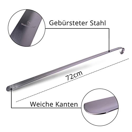 Schuhlöffel WALKINGLINE Walking Line® Edelstahl 72cm lang