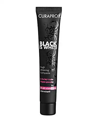 Schwarze Zahnpasta CURAPROX Black is White Zahnpasta, 90 ml