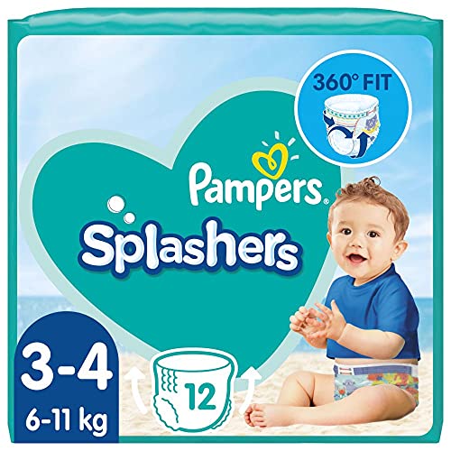 Schwimmwindeln Pampers Baby Windeln Größe 3-4, Splashers