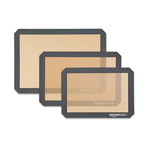 Silikon-Backmatte Amazon Basics, Backmatte aus Silikon, 3 Stück