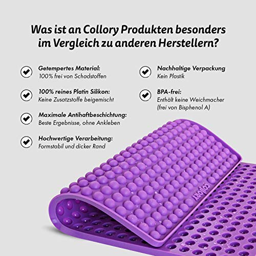 Silikon-Backmatte Collory Mini Halbkugel (1cm) Silikon Backmatte