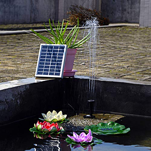 Solar-Teichpumpe everfarel Springbrunnen Fontaine Teichpumpe