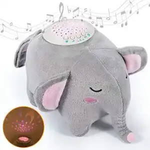 Spieluhr Baby momcozy Einschlafhilfe, tragbarer Elefant aus Plüsch