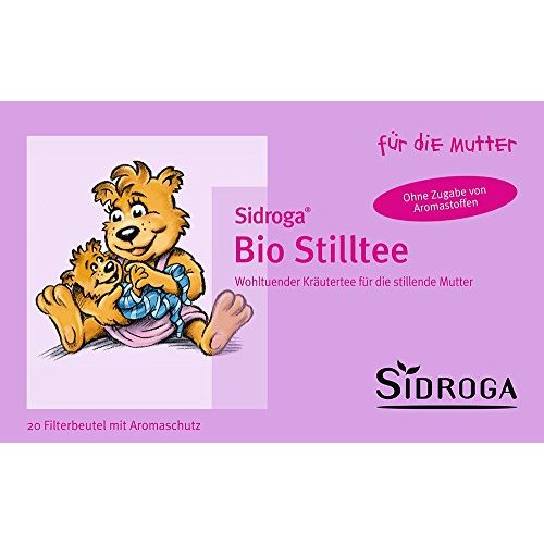 Stilltee Sidroga Bio, Kräutertee mit Heilpflanzen, 20 Filterbeutel