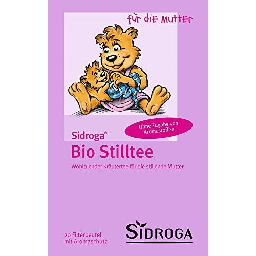 Stilltee Sidroga Bio, Kräutertee mit Heilpflanzen, 20 Filterbeutel