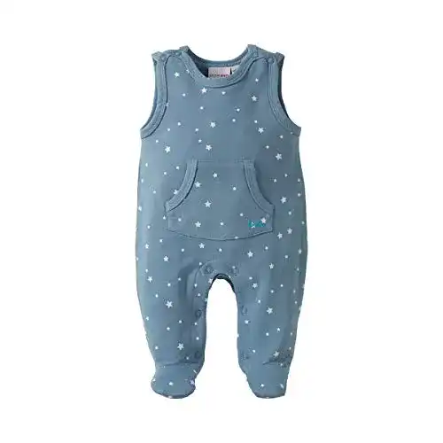 Strampler Bornino Sweat- Sternchen-Print, für Jungen, Kurzarm