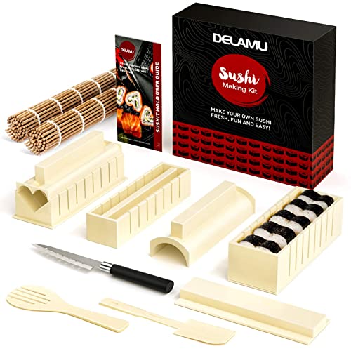 Die beste sushi maker delamu sushi making kit 8 formen diy sushi Bestsleller kaufen