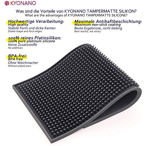 Tampermatte KYONANO, Tamping Matte aus Premium Silikon