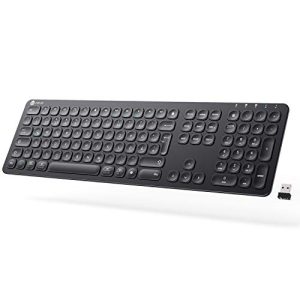 Tastatur iClever 2.4 G Wiederaufladbar Kabellos, QWERTZ