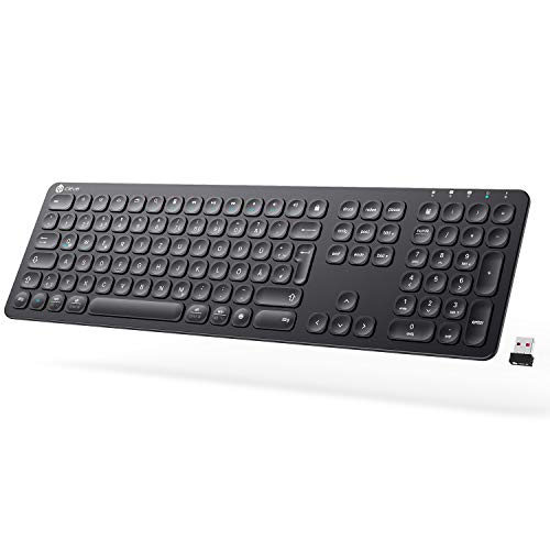 Die beste tastatur iclever 2 4 g wiederaufladbar kabellos qwertz Bestsleller kaufen