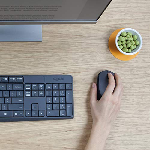 Tastatur-Maus-Set Logitech MK235 Kabellos, 2.4 GHz Verbindung