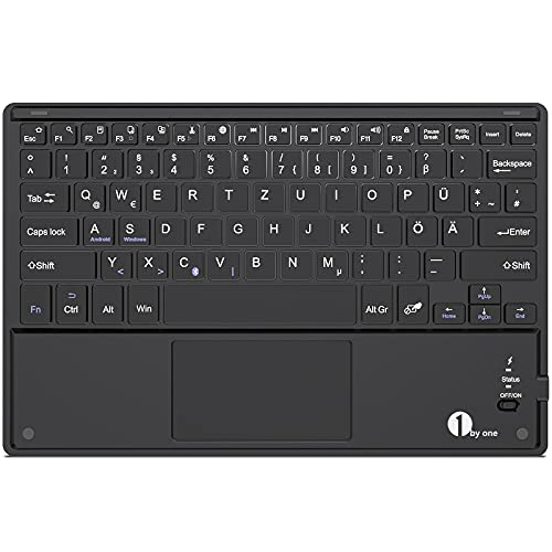 Die beste tastatur mit touchpad 1 by one bluethooth tablet tastatur Bestsleller kaufen