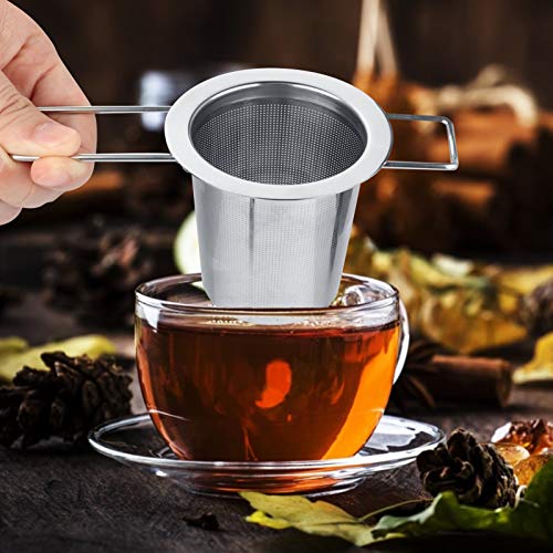 Teesieb Oladwolf Teefilter für losen Tee, 304 Edelstahl Tee Sieb