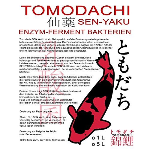 Teichbakterien Tomodachi SEN YAKU Milchsäurebakterien, 5 Liter