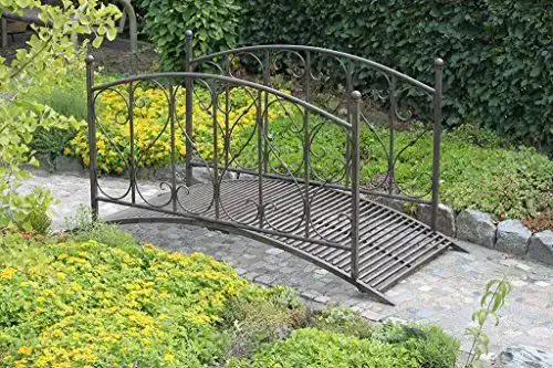 Teichbrücke Gravidus schicke Gartenbrücke aus Metall