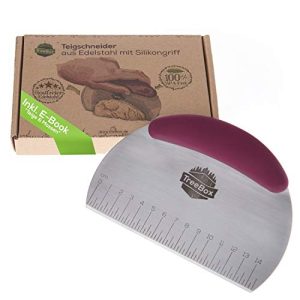 Dough card TreeBox professional dough cutter made of stainless steel and silicone