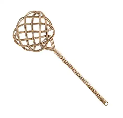 Teppichklopfer Möbelbörse Rattan Polsterklopfer, 76cm