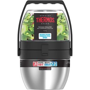 Thermo-Lunchbox Thermos Dual Fach Speisebehälter, 1.1 L