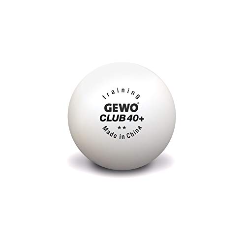 Tischtennisbälle GEWO Unisex – Erwachsene Ball Training Club 40