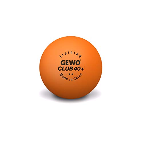 Tischtennisbälle GEWO Unisex – Erwachsene Ball Training Club 40