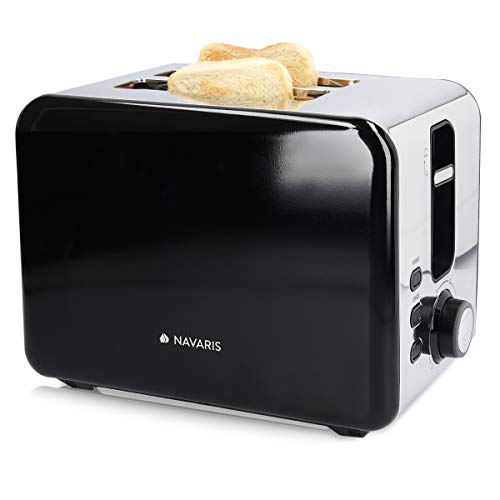Die beste toaster navaris edelstahl doppelschlitz 2 extragrosse toast schlitze Bestsleller kaufen