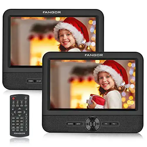 Tragbarer DVD-Player FANGOR 7,5 Zoll Auto DVD Player