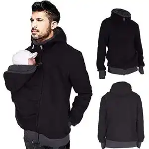 Tragejacke Gsaknc für Männer Baby Carrier Hoodies
