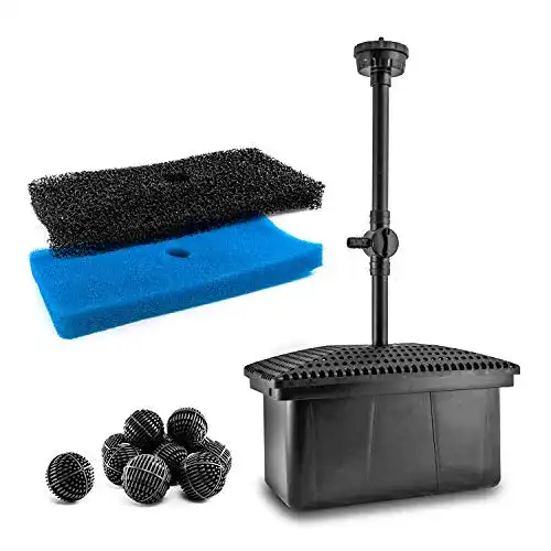 Unterwasserfilter CLGarden Teichpumpe SP3BFB mit Filter