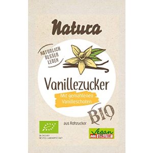 Vanillezucker NATURA Bio Vanille-Zucker mit Rohzucker 5er-Pack