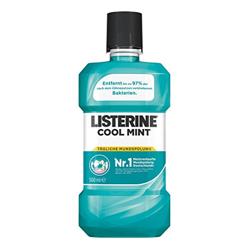 Viren-Mundspülung Listerine Cool Mint, Antibakteriell, 3er Pack
