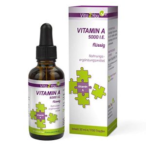 Vitamin A Vita2You Tropfen 5000 IE Retinol, 50ml, 500µg/Tropfen
