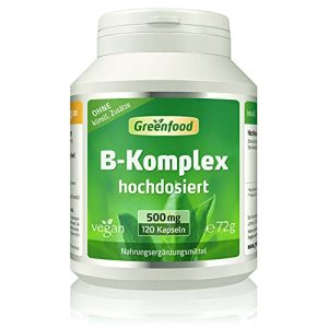 Vitamin-B-Komplex Greenfood B-Komplex 50, 120 Kapseln