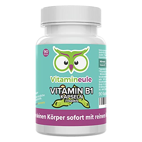 Die beste vitamin b1 vitamineule kapseln thiamin hochdosiert 200mg Bestsleller kaufen